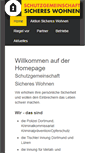 Mobile Screenshot of aktion-sicheres-wohnen.de