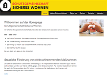 Tablet Screenshot of aktion-sicheres-wohnen.de